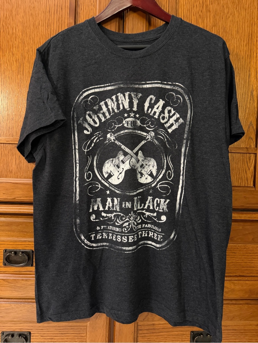 Johnny Cash Man In Black Graphic Tee Country Music Nashville Tennessee Three